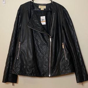 Michael Kors Quilted Leather Jacket